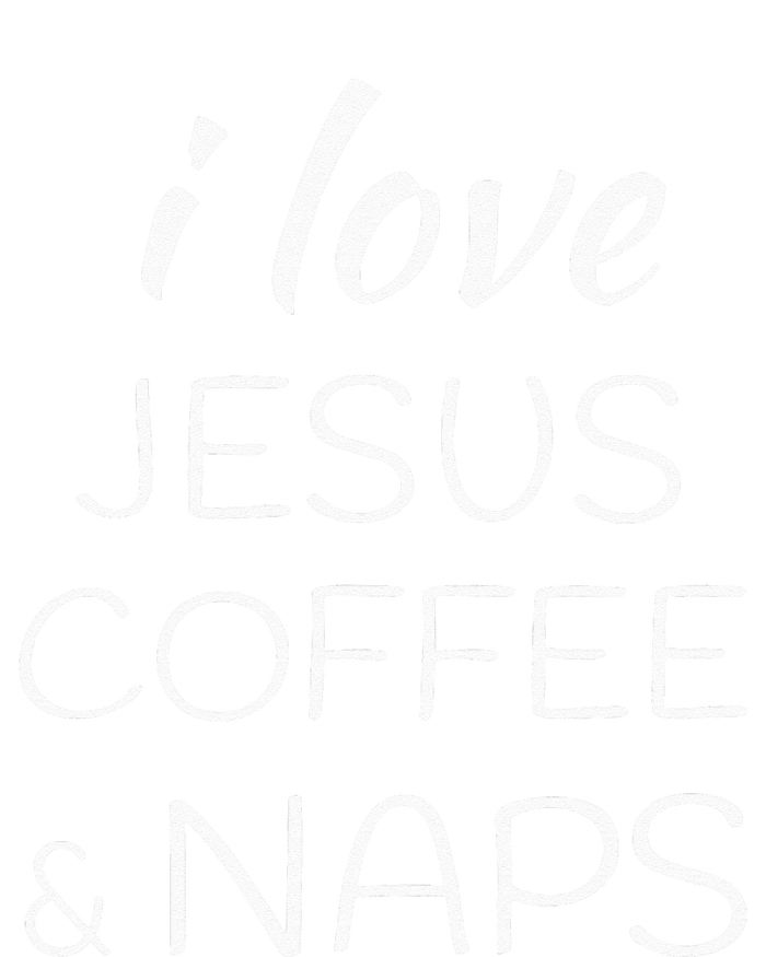 I Love Coffee Jesus And Naps Women's Knotted Racerback Tank