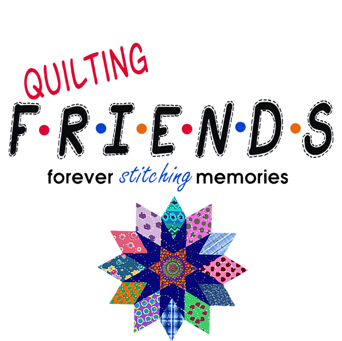 Quilting Friends Forever Stitching Memories Funny Quilting Sustainable Bucket Hat