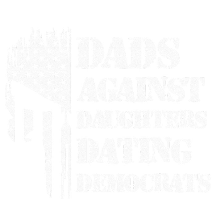 Dads Against Daughters Dating Democrats Patriotic Skull T-Shirt