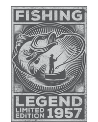 Vintage Fish Fisherman Bass Fishing Legend 1957 Birthday T-Shirt