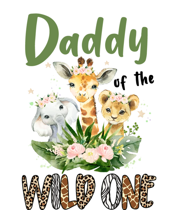 Dad Of The Wild One Zoo Theme Birthday Safari Jungle Animal T-Shirt