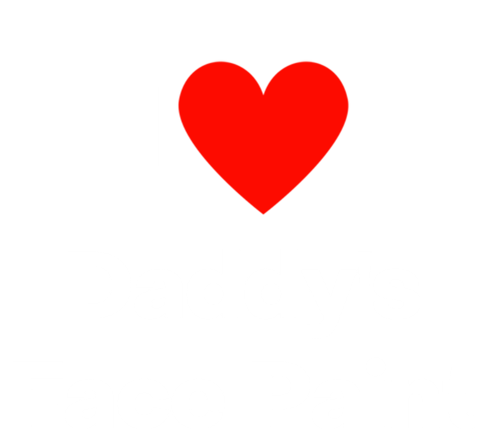 I Love Daddys Face Paint Gift Sweatshirt Cinch Pack Bag