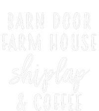 Womens Barn Door Farmhouse Shiplap & Coffee T-Shirt