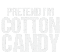 Pretend I'm Cotton Candy Easy Halloween Costume Women's Pullover Hoodie