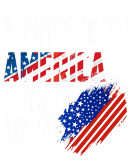 I Miss The America I Grew Up In Distress American Flag Cute Gift Hoodie