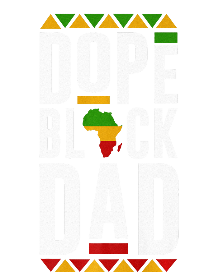 Dope Black Dad Black History Melanin Black Pride Bella+Canvas Jersey Crop Tee