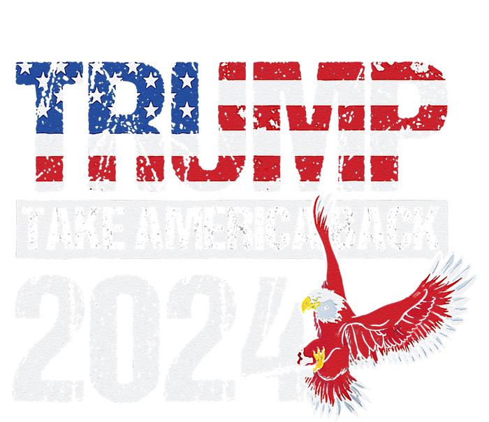 Trump 2024 Flag Take America Back 4th Of July Trump 2024 Short Acrylic Beanie