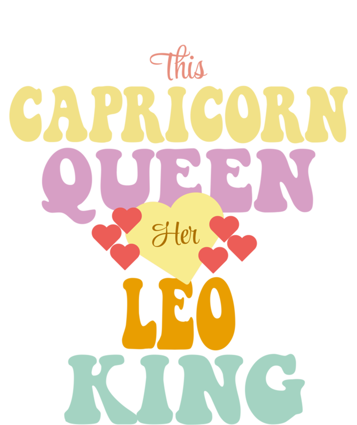 This Capricorn Queen Loves Her Leo King Funny Gift Toddler Sweatshirt