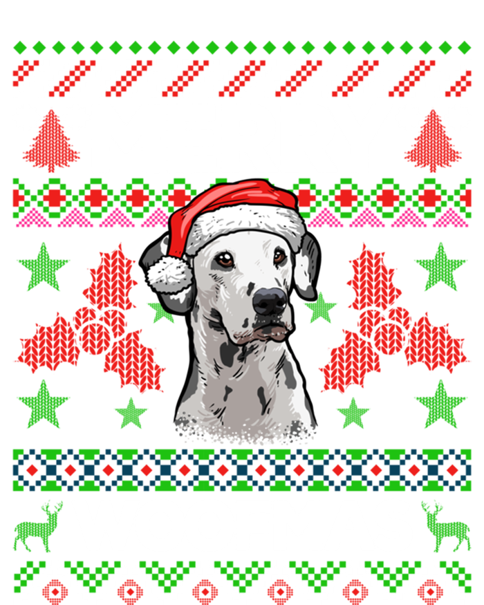 Merry Woofmas Ugly Sweater Christmas Dalmatian Lover Gift Long Sleeve Shirt