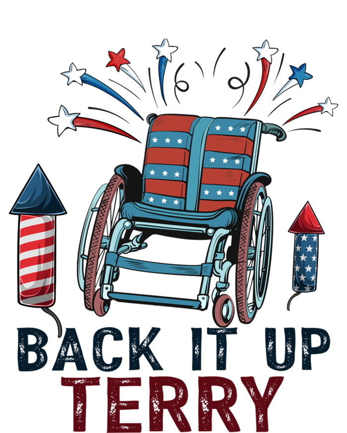 Back It Up Terry 4th Of July Gift Women's Tri-Blend 3/4-Sleeve Raglan Shirt