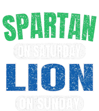 Spartan On Saturday Lion On Sunday Funny Detroit Vintage T-Shirt