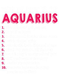 Top 10 Rules Of Aquarius Zodiac Sign Cool Gift Valucap Bio-Washed Visor