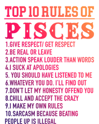 Top 10 Rules Of Pisces February 19 March 20 Birthday Gift Hoodie