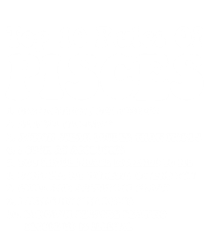 Top 10 Rules Of Pisces Funny Pisces Tee Horoscope Meaningful Gift T-Shirt