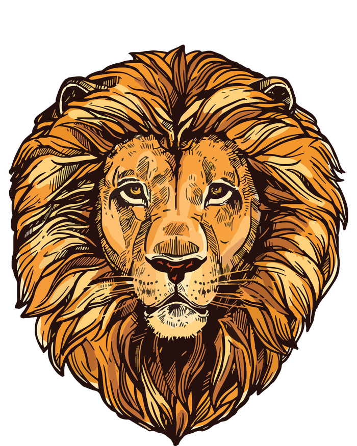 Lion Boy Womens Lion Graphic Tees For Women Men Women's T-Shirt