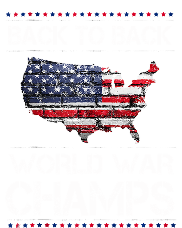 Backtobackundefeatedworldwarchamps Funny Gift Baby Bodysuit