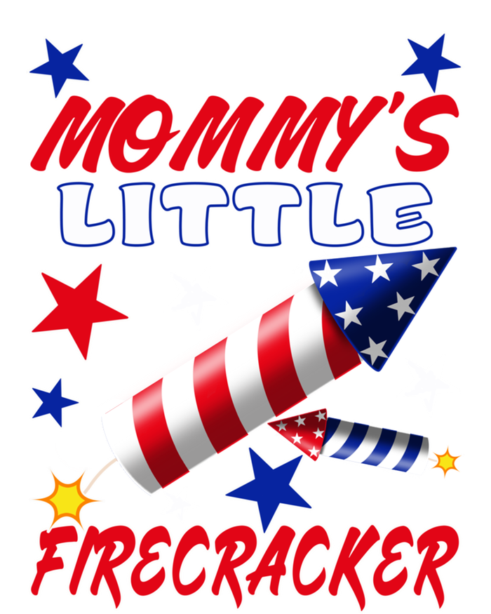 Mommys Little Firecracker 4th Of July Fun Birthday Gift T-Shirt