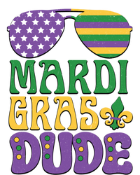 Kids Mardi Gras Dude Funny Vintage American Flag Sunglasses Gift T-Shirt