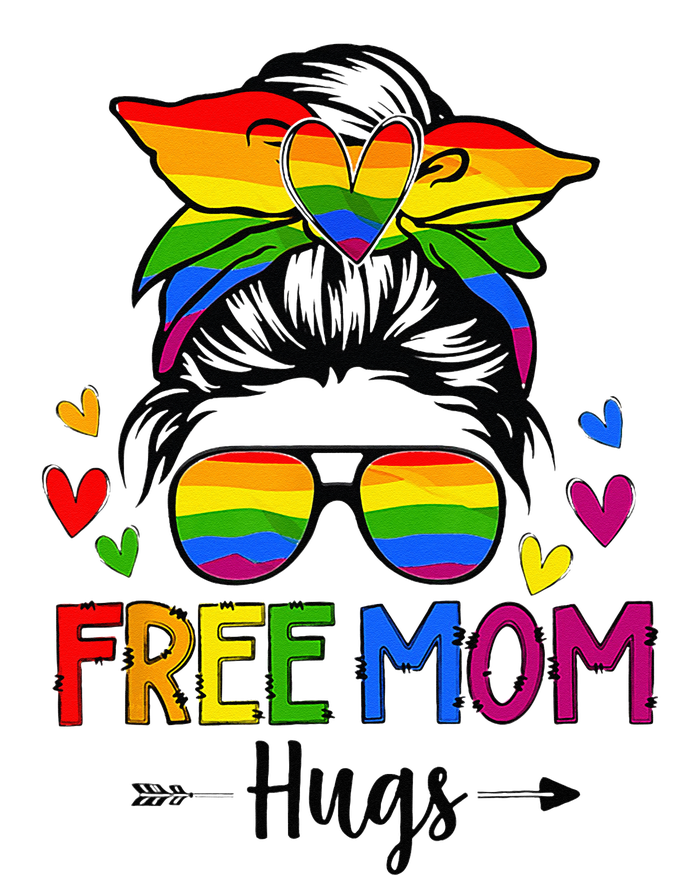 Free Mom Hugs Free Mom Hugs Inclusive Pride LGBTQ Long Sleeve Shirt