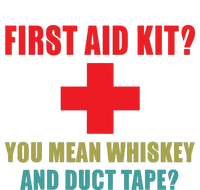 First Aid Kit Whiskey And Duct Tape Funny Dad Joke Gag 16 in Basic Backpack