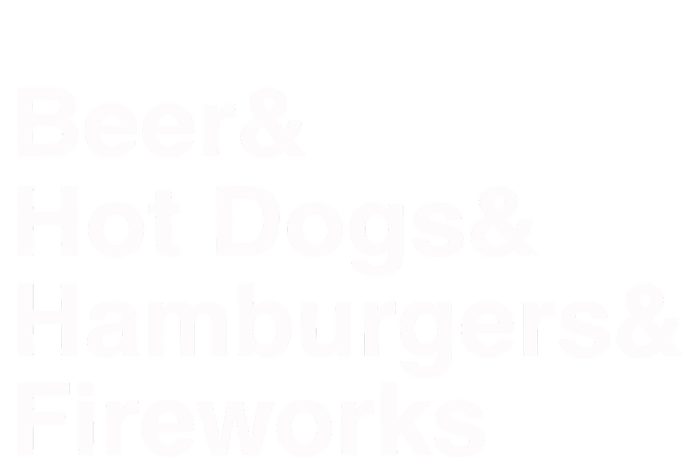 Beer & Hot Dogs & Hamburgers & Fireworks Kids Hoodie