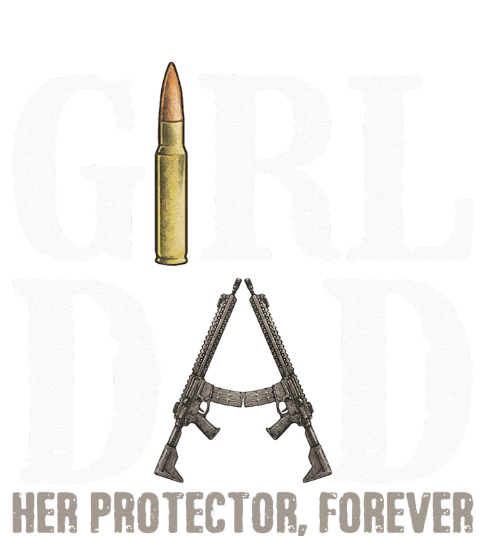 Girl Dad Her Protector Forever Funny Father Of Sustainable Beanie