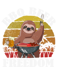 Bbq Beer Freedom Sloth Beer Er Fathers Day Grillers Gift Tall Hoodie