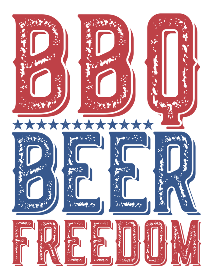 Bbq Beer Freedom Gift Ceramic Bell Ornament