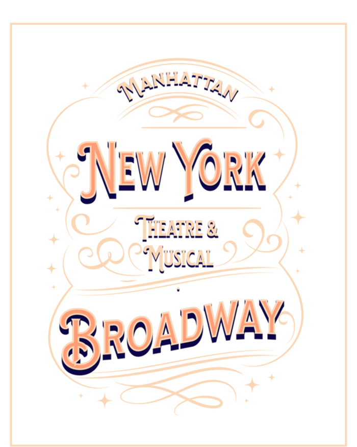 New York City Broadway Nyc Musical Theater Tourist City Gift T-Shirt