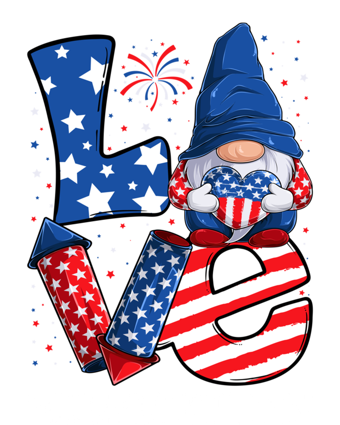 Nicu Respiratory Therapist Love 4th Of July Gnome Usa Gift Kids Sweatshirt