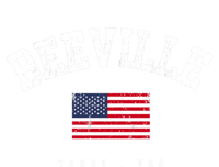 Beeville Tx Retro American Flag Usa City Name Gift Tall Hoodie