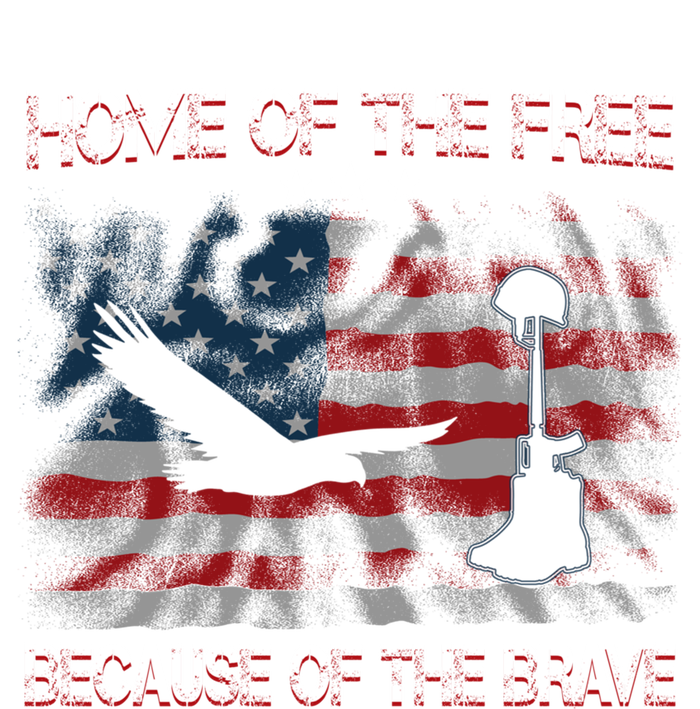 Usa American Flag Home Of The Free Because Of The Brave Gift Coaster