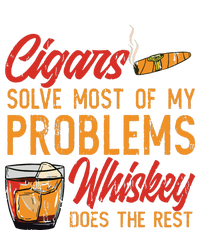 Cuban Cigar Smoking Whiskey Drinker Whisky Bourbon Premium T-Shirt