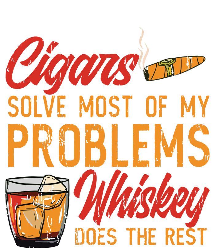 Cuban Cigar Smoking Whiskey Drinker Whisky Bourbon Premium T-Shirt