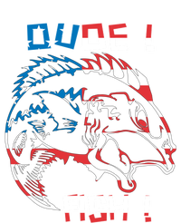 Dude! Fish! Bass American Flag Tee Cool Gift Coaster