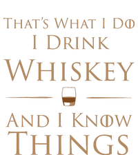 Thats What I Do I Drink Whiskey And I Know Things Wool Snapback Cap