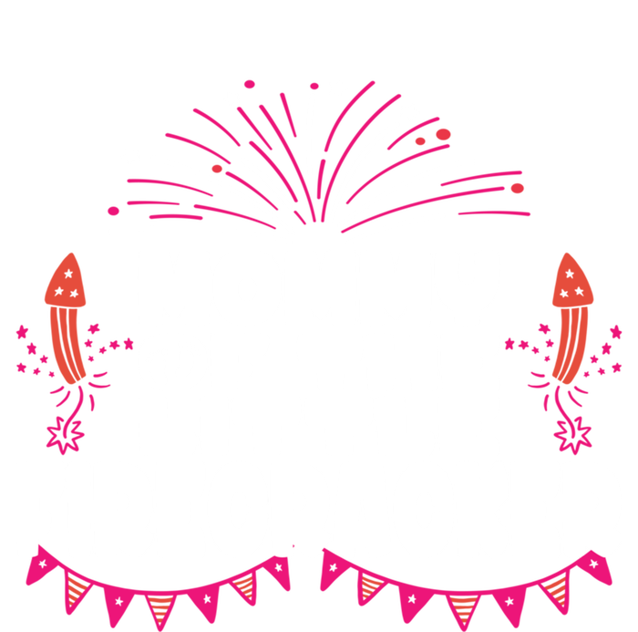 Firework 4th Of July Mommy Of The Little Firecracker Gift T-Shirt