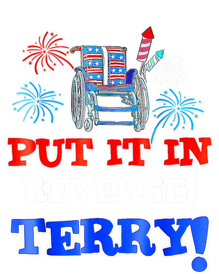 Fireworks Back Up Put It In Reverse Terry Funny 4th Of July Funny Gift Premium T-Shirt