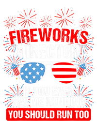 Fireworks Director You See Me Running Patriotic Funny Great Gift USA-Made Snowflake Beanie