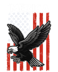 Flying American Bald Eagle Mullet Funny Merica 4th Of July Meaningful Gift Ladies Long Sleeve Shirt