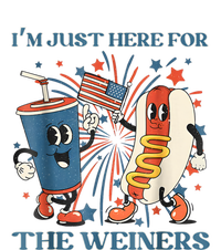 Hot Dog Im Just Here For The Wieners 4Th Of July Premium Hoodie