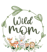 Cute Wild Mom Wreath Zoo Leopard Birthday Safari Jungle Animal Gift 16 in Basic Backpack