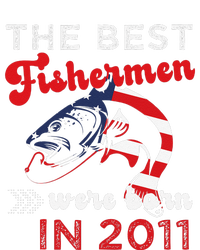 The Best Fishermen Were Born In 2011 Fun 11 Birthday Fishing T-Shirt