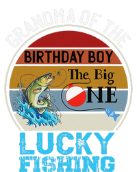 The Big One Birthday Theme Fishing Grandma Of Birthday Baby Long Sleeve Bodysuit