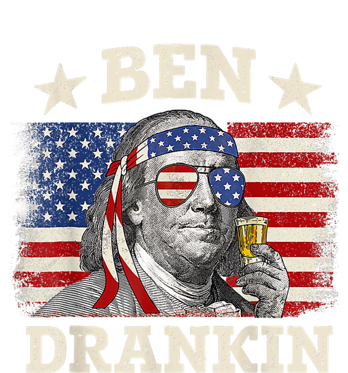 Ben Drankin Benjamin Franklin 4th Of July Funny Drinking Impact Tech Backpack