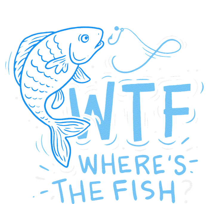 WTF Wheres The Fish Anglers Fisherman Hook Lake Tie Dye Hoodie