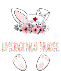 Emergency Nurse Easter Nurse Floral Bunny Gift Zip Tote Bag