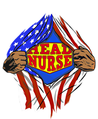 Funny Super Head Nurse Hero Job Gift T-Shirt