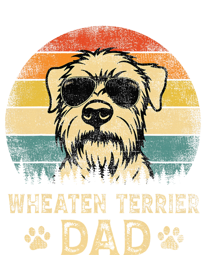 Vintage Wheaten Terrier Dad Dog Lovers Father's Day Tee Sweatshirt