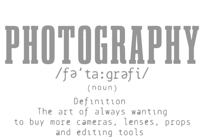 Photography Definition Dictionary Camera Funny Photographer Drawstring Bag